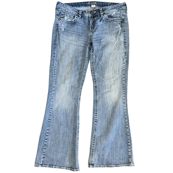 Silver Jeans Eden Bootcut Jeans Womens 32x31 Medium Wash Mid Rise Stretch - Picture 4 of 9